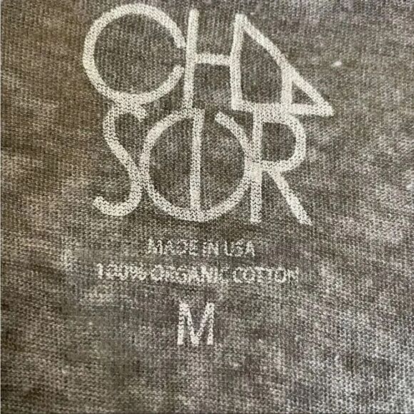 Chaser Revolve Heather Gray Festival I Need. Cocktail Short Sleeves TShirt SZ M - Picture 10 of 10